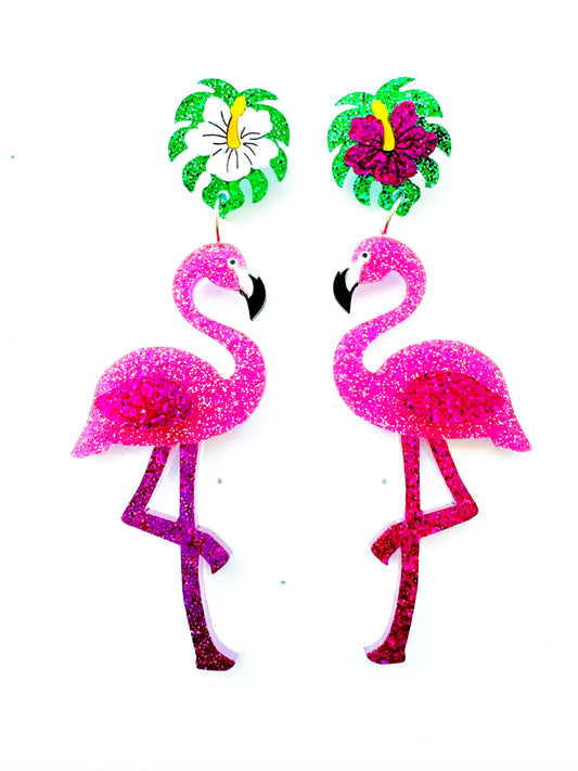 Flamingo Earrings