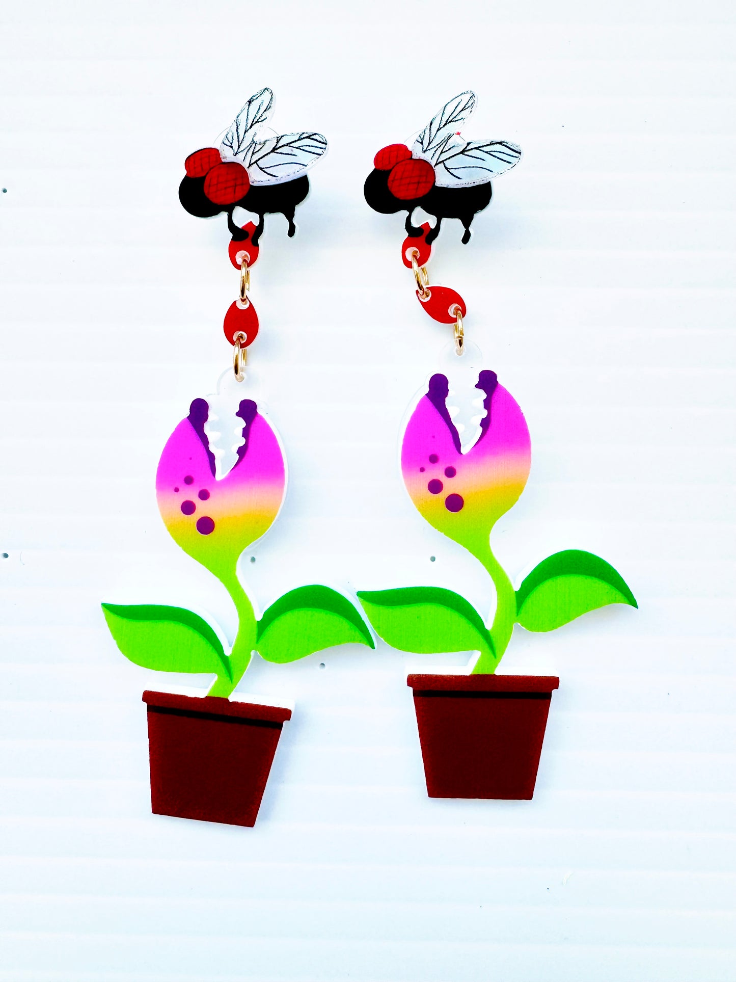 Venus Fly Trap Earrings