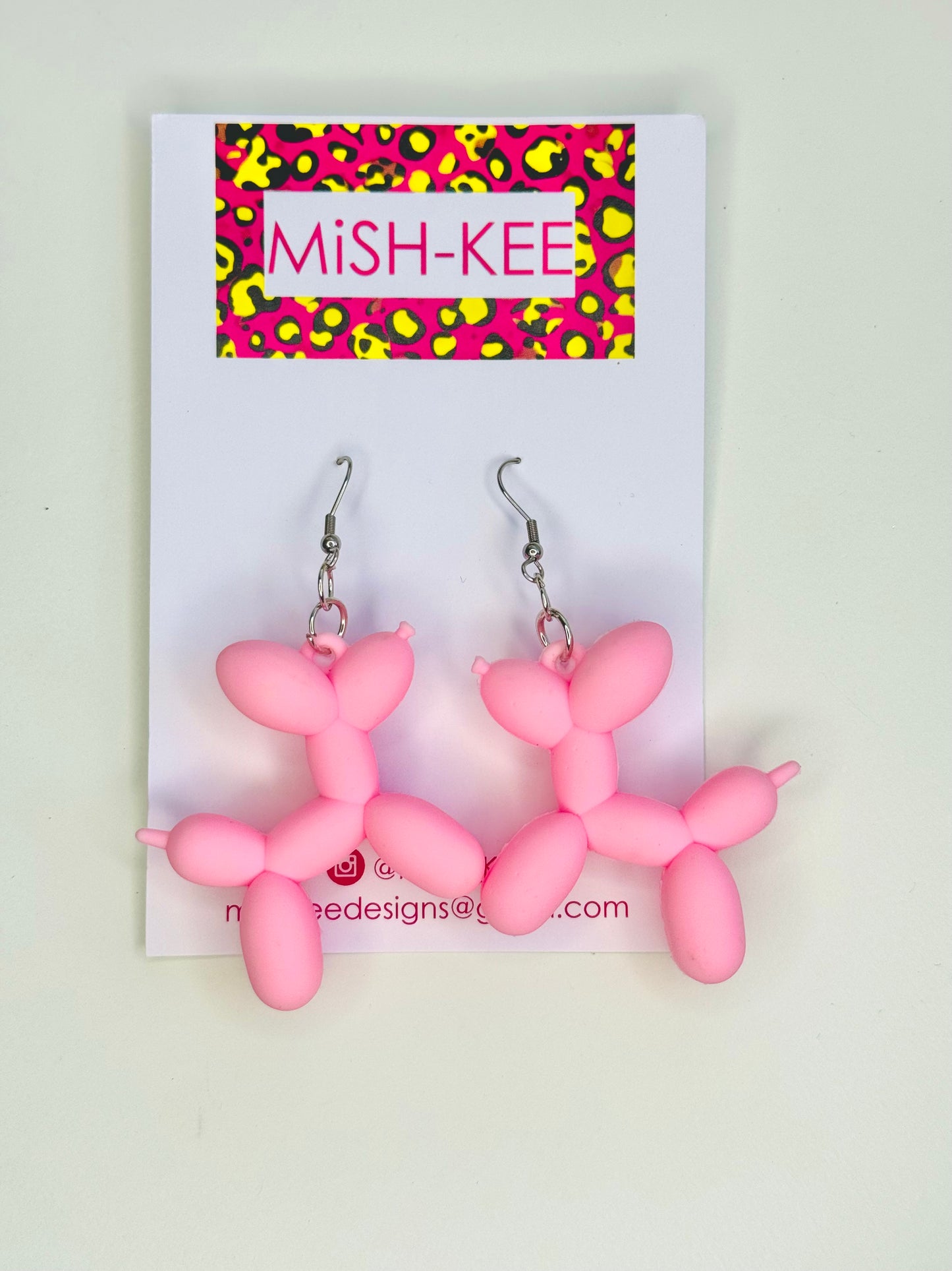 Ballon dog earring set of 5