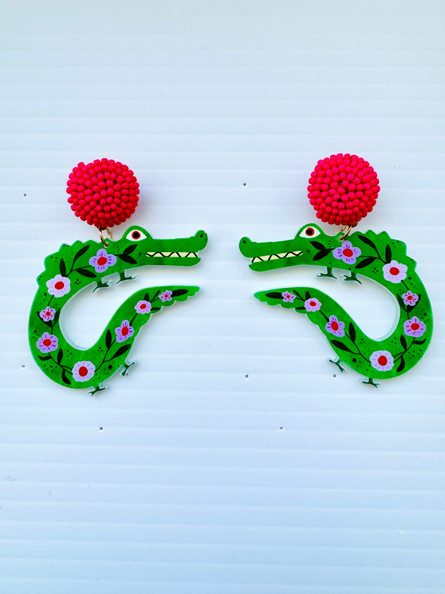 Cute Crocodile Earrings